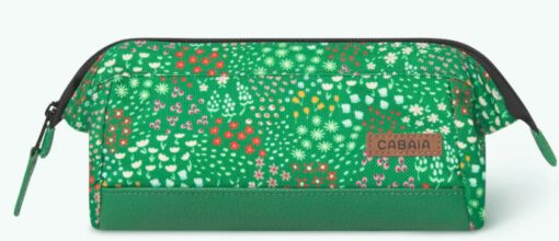 Estuche CABAIA SAINTE MAXIME ref-CAB664XWQY GREEN-Verde con flores estampada