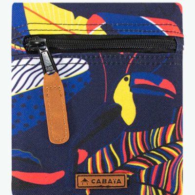 BOLSILLO LATERAL CABAIA AVENIDA ATLANTICA SIDE ref-BAGPOCKETS azul oscuro estampado