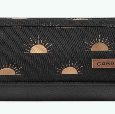 Estuche CABAIA AVENUE DE LA MER ref-CAB427FWCH BLACK-negro y dorado