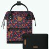 MOCHILA -BOLSO CABAIA MAUPITI ref-CAB324RVPJ TWO POCKETS MULTI CO Flores de colores