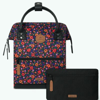 MOCHILA -BOLSO CABAIA MAUPITI ref-CAB324RVPJ TWO POCKETS MULTI CO Flores de colores