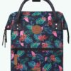 MOCHILA -BOLSO CABAIA ORAN ref-CAB996UTGV TWO POCKETS MULTICO flores