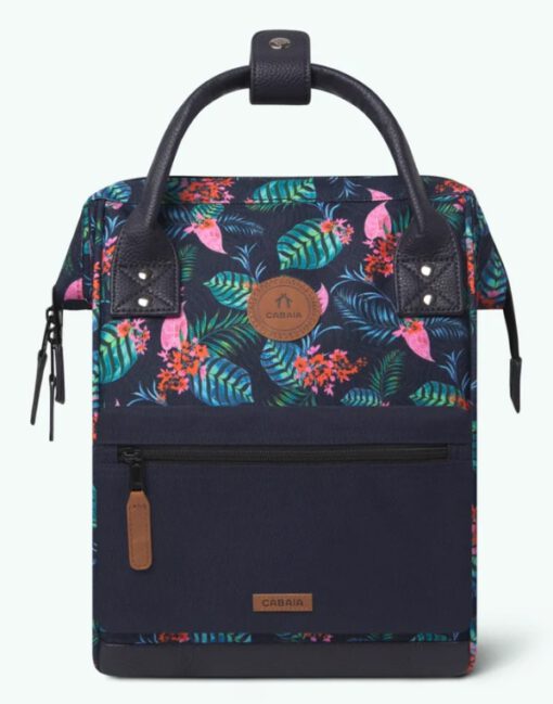 MOCHILA -BOLSO CABAIA ORAN ref-CAB996UTGV TWO POCKETS MULTICO flores