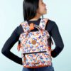 MOCHILA -BOLSO CABAIA HOI AN ref-CAB936TVZN TWO POCKETS MULTICO estampado