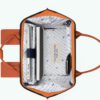 MOCHILA -BOLSO CABAIA TANTA ref-CAB349FVKE TWO POCKETS-Terracota