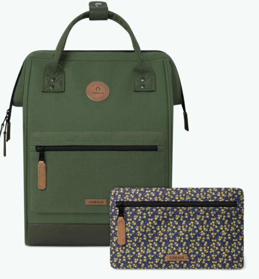 MOCHILA -BOLSO CABAIA SEOUL ref-BAGS21-ADVENTURER TWO POQUETS Tonos KAKI