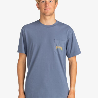Camiseta BILLABONG para hombre manga corta STACKED ARCH PKT ref-EBYZT00175 slb- azul