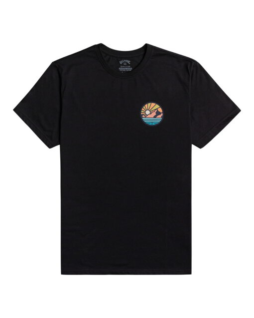 Camiseta BILLABONG para hombre manga corta rockies SS ref-Z1SS68 BIF1 black-negro