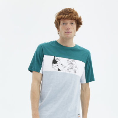 Camiseta HYDROPONIC NARUTO manga corta NA KUNAI SS Ref-NA025 green/white/blue