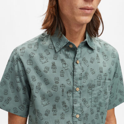 Camisa HYDROPONIC Manga corta Hombre SOUTH PARK REF-22036-SP BLEND SH blue sprunce-verde