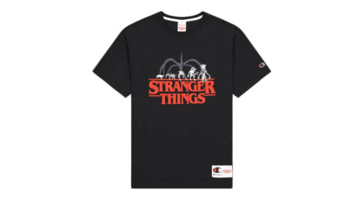 Camiseta CHAMPION Hombre manga corta ref-217791 cha kk006 NBK-negro blanco y rojo