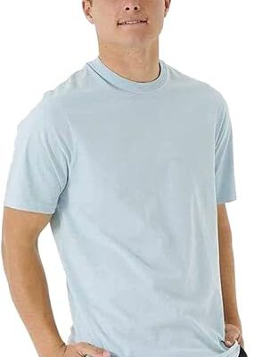 Camiseta Hombre RIP CURL manga corta PLAIN WASH TEE ref-CTEYN9-yucca azul cielo