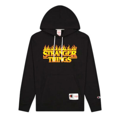 Sudadera CHAMPION STRANGER THINGS ref-217780 CHA KK003 NBK BLACK-negro