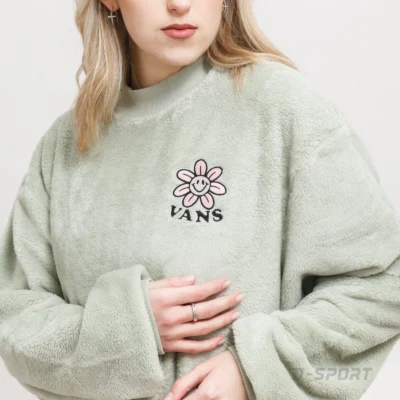 Sudadera VANS para Mujer KOOZY CREW Ref. VN000438UDP1 verde menta