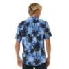 Camisa RIP CURL de Manga corta BARREL KILLA Ref. 030MSH Blue yonder- estampada de flores