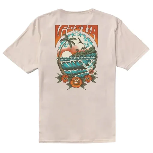 Camiseta Hombre VISSLA manga corta INKED ORGANIC TEE BON ref-M4227INK-beige