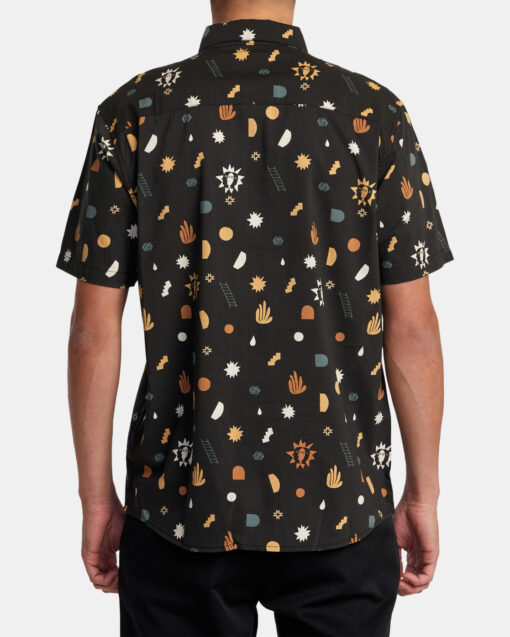 Camisa RVCA Manga Corta Hombre ANYTIME SS Ref. AVYWT00489 negro -estampado