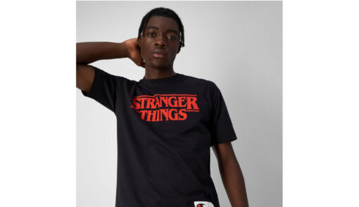Camiseta CHAMPION Hombre manga corta ref-217791 cha kk001 NBK-negro y rojo