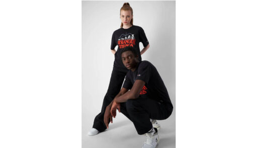 Camiseta CHAMPION Hombre manga corta ref-217791 cha kk006 NBK-negro blanco y rojo