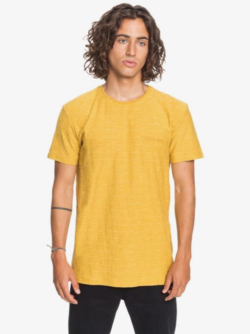 Camiseta Hombre QUIKSILVER manga corta casual Kentin(YLV3) Ref. EQYKT04026 Amarillo mostaza