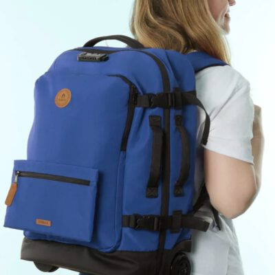 MALETA _MOCHILA CABAIA SOFT SUITCASE ref-CAB466PGZN SHIRAZ-color azul jean