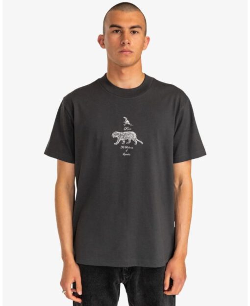 Camiseta RVCA manga corta para hombre TIGER STYLE SS TEE Ref. evjzt00184 negro oso