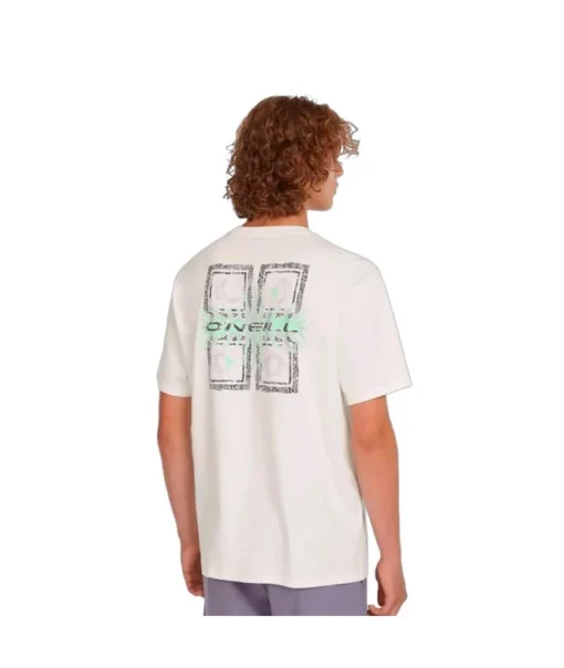 Camiseta O´NEILL manga corta RETRO GRAPHIC Ref-2850283 Snow white-crema