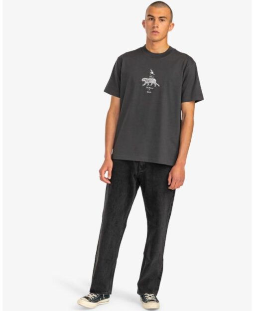 Camiseta RVCA manga corta para hombre TIGER STYLE SS TEE Ref. evjzt00184 negro oso