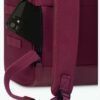 MOCHILA -BOLSO CABAIA medium NICE ref-CAB297AJWZ -TWO POCKETS PURPLE-berenjena