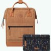 MOCHILA -BOLSO CABAIA DUBAI ref-CABS21ADVENTURER -TWO POCKETS CAMEL-marrón