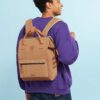 MOCHILA -BOLSO CABAIA DUBAI ref-CABS21ADVENTURER -TWO POCKETS CAMEL-marrón