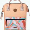 MOCHILA -BOLSO CABAIA SAN JOSE ref-CAB697COAU TWO POCKETS LIGHT ORANGE-naranja