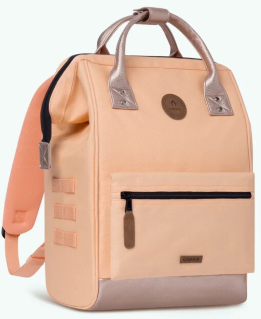 MOCHILA -BOLSO CABAIA SAN JOSE ref-CAB697COAU TWO POCKETS LIGHT ORANGE-naranja