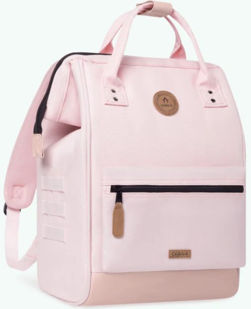 MOCHILA -BOLSO CABAIA HANOI ref-BAGS21 ADVENTURER-TWO POCKETS LIGHT PINK-Rosa pastel