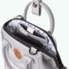 BOLSO CABAIA BANDOLERA NANO RENNES ref-CAB733TJAN -ONE POCKETS SILVER-Plata