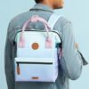 MOCHILA -BOLSO CABAIA MIKONOS ref-CAB293DXJU TWO POCKETS THE AND DYE PURPLE/GREEN-tie dye lila