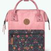 MOCHILA -BOLSO CABAIA GOLD COAST ref-CAB636NUUP TWO POCKETS PINK-pana rosa chicle