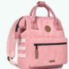 MOCHILA -BOLSO CABAIA GOLD COAST ref-CAB636NUUP TWO POCKETS PINK-pana rosa chicle