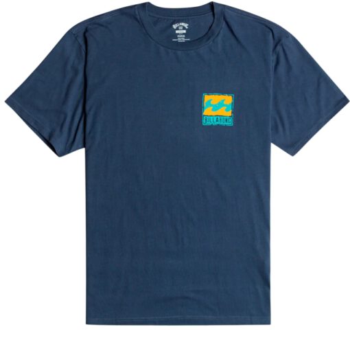 Camiseta BILLABONG para hombre manga corta STRAMP SS (azul) ref-EBYZT00145 azul oscuro