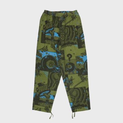 Pantalón largo SANTA CRUZ unisex ref-SCA PNT 1246 winkowski comic camo-verde y negro