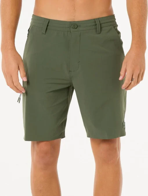 Pantalón corto RIP CURL bermudas para Hombre BOARDWALK GLOBAL ENTRY ref-02XMWS DARK OLIVE-verde khaki