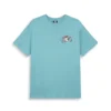 Camiseta GRIMEY manga corta unisex GA735-BLU SS25 PEACE WITHIN THE WATCHING EYEZ REGULAR TEE BLUE-azul
