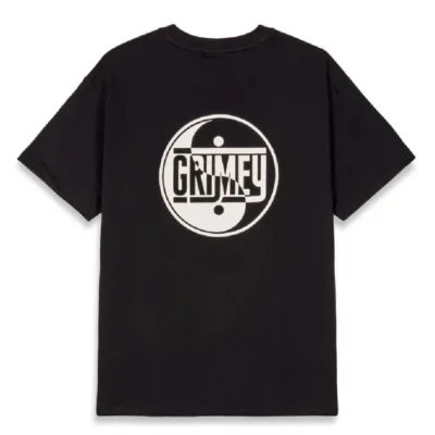 Camiseta GRIMEY manga corta unisex GA718-BLK-SS24 huacker heavy weight regular tee black-negro