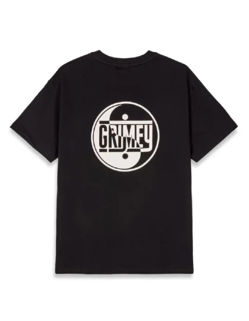 Camiseta GRIMEY manga corta unisex GA718-BLK-SS24 huacker heavy weight regular tee black-negro