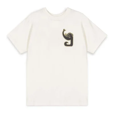 Camiseta GRIMEY de manga corta unisex GA684 wht-fw23 TUSKER TEMPLE REGULAR TEE WHITE -beige