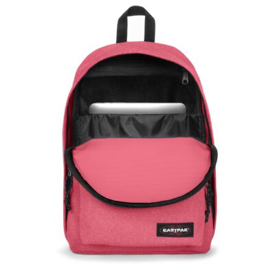 MOCHILA EASTPAK Out Of Office 27 l con bolsillo para portátil EK000767 7V4 SPARK JERRY purpurina rosa