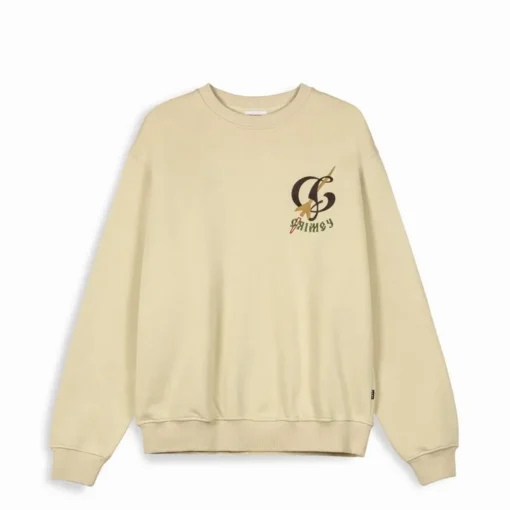SUDADERA GRIMEY GSW607-CRM-FW23 THE LOWER DEPTHS TOCHKA VINTAGE CREWNECK CREAM-beige
