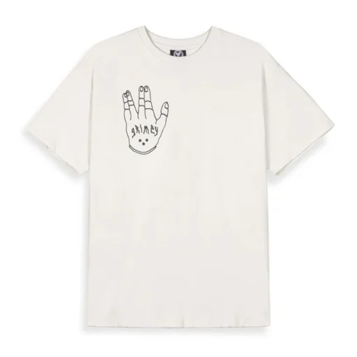 Camiseta GRIMEY manga corta unisex GA732-OWHTSS25 peace within the gutzy-off white blanco
