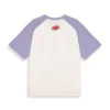 Camiseta GRIMEY manga corta unisex GA722-VLT-FW24 SCRATCHING MEMORIES OVERSIZED TEE VIOLET-Lila