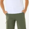 Pantalón corto RIP CURL bermudas para Hombre BOARDWALK GLOBAL ENTRY ref-02XMWS DARK OLIVE-verde khaki
